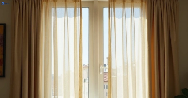 Dull dusty drapes in mount-duneed-vic before professional cleaning